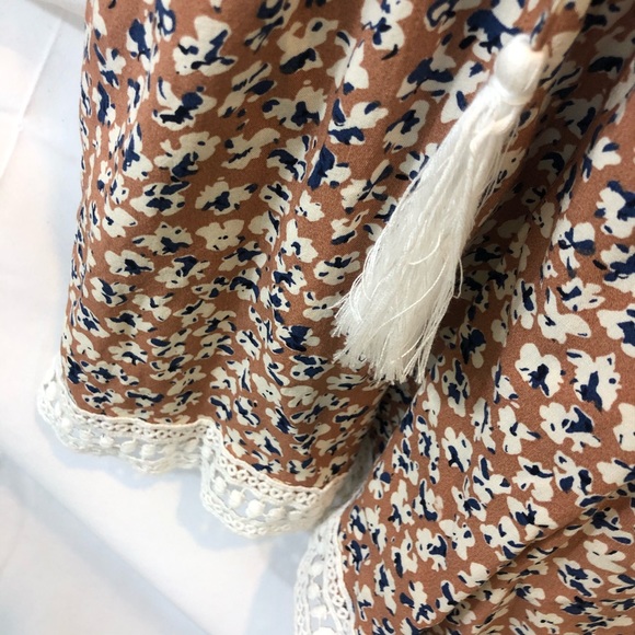 She +Sky Romper drawstring  waist - Picture 4 of 8